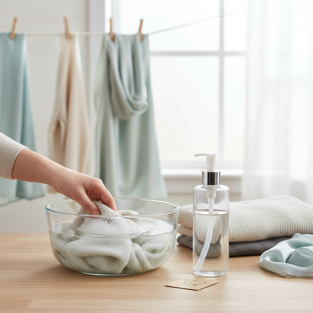Gentle Dishwashing Liquid: The Secret to Caring for Your Wool and Silk Garments