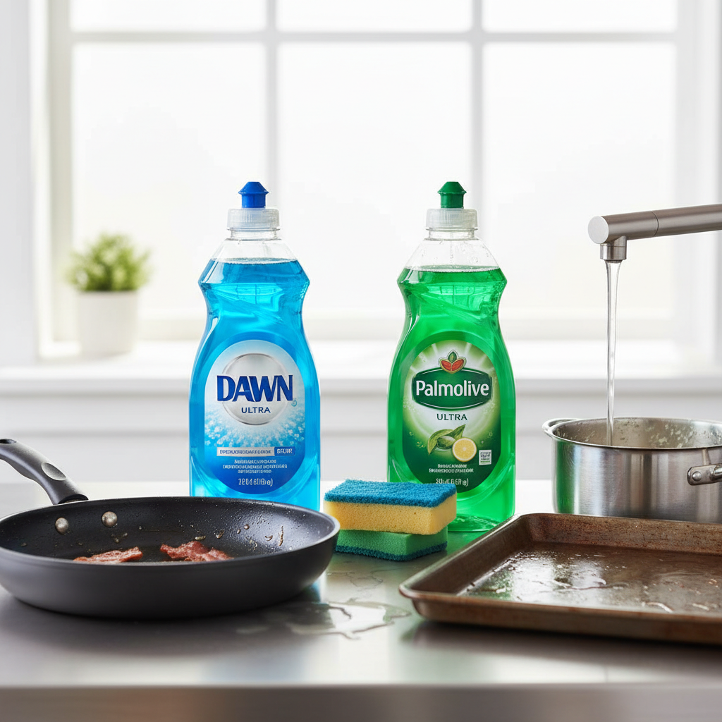 Dawn vs. Palmolive Dishwashing Liquid: Which Grease Fighter Reigns Supreme?