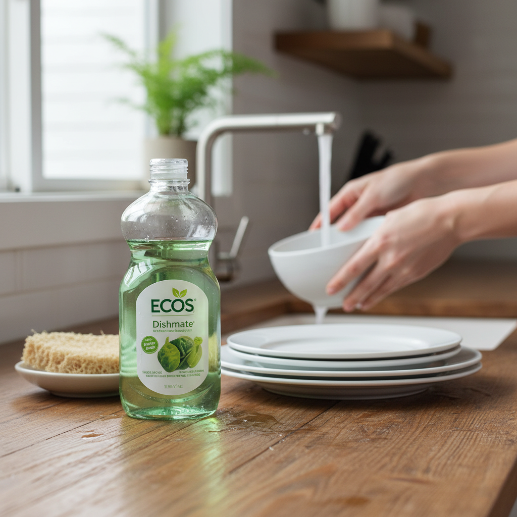ECOS Dishmate Hypoallergenic Dishwashing Liquid: The Budget-Friendly Choice for Sensitive Skin