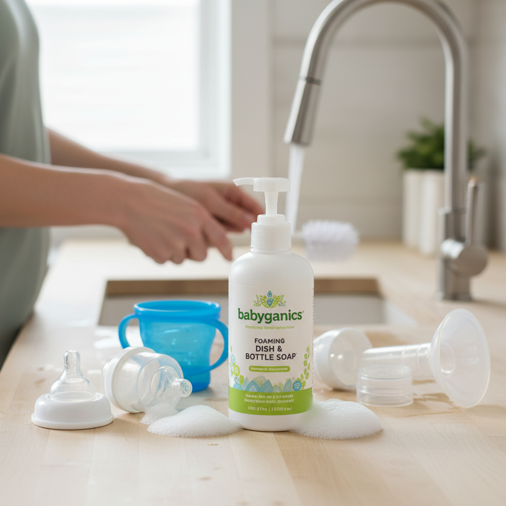 Review: Babyganics Foaming Dish & Bottle Soap – The Gentle Clean for Your Little One’s Essentials