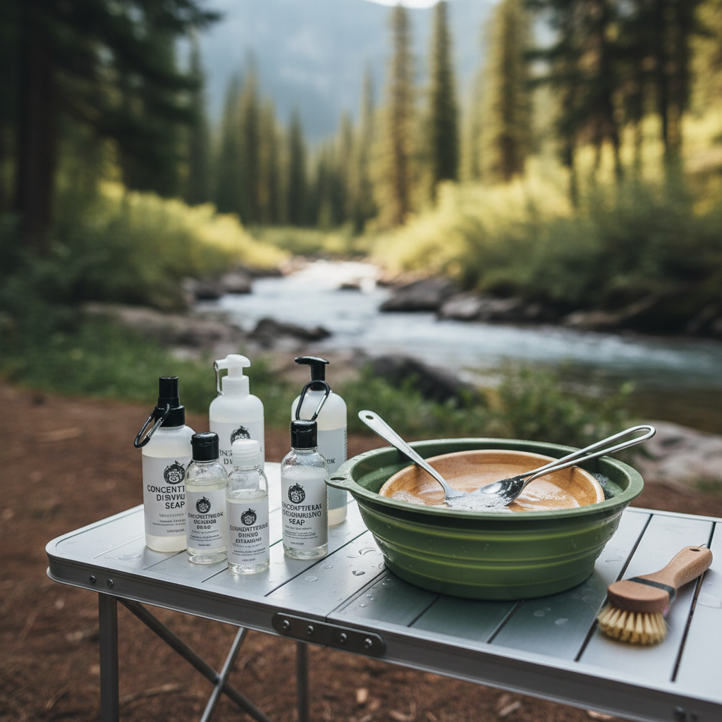 Best Dishwashing Solutions for Camping and Backpacking: Concentrated Soaps for the Trail