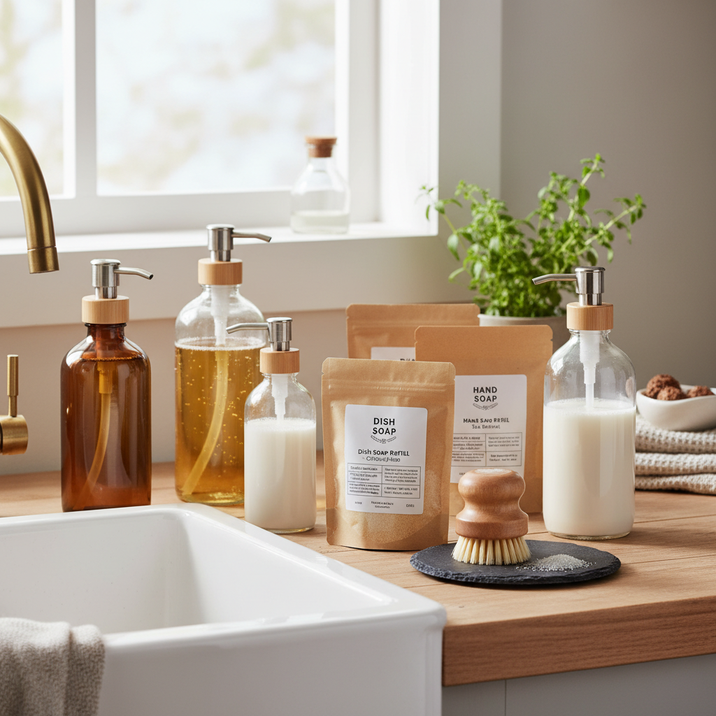 Best Glass Bottle and Soap Refill Starter Kits for a Sustainable Home